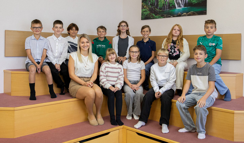 Klassenfoto der 1L