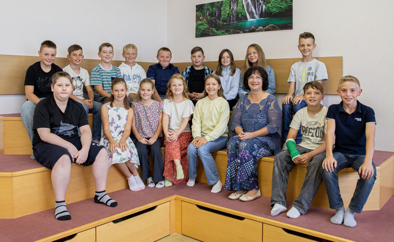 Klassenfoto der 1W