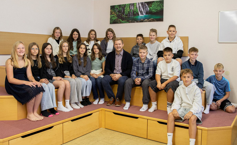 Klassenfoto der 1H 