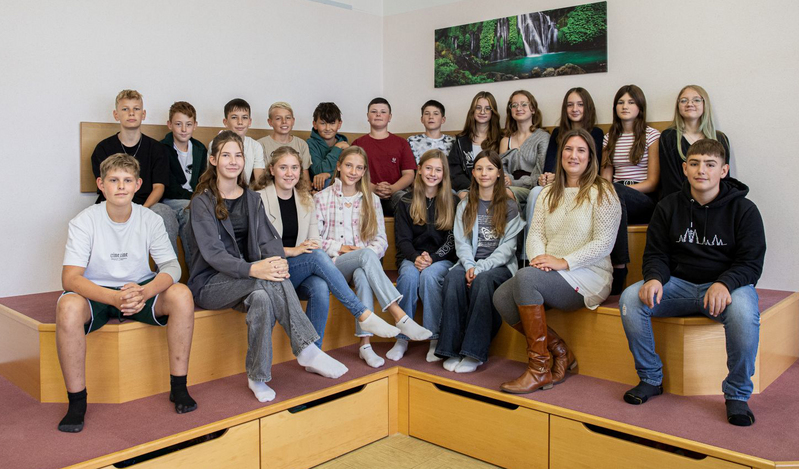 Klassenfoto der 1K